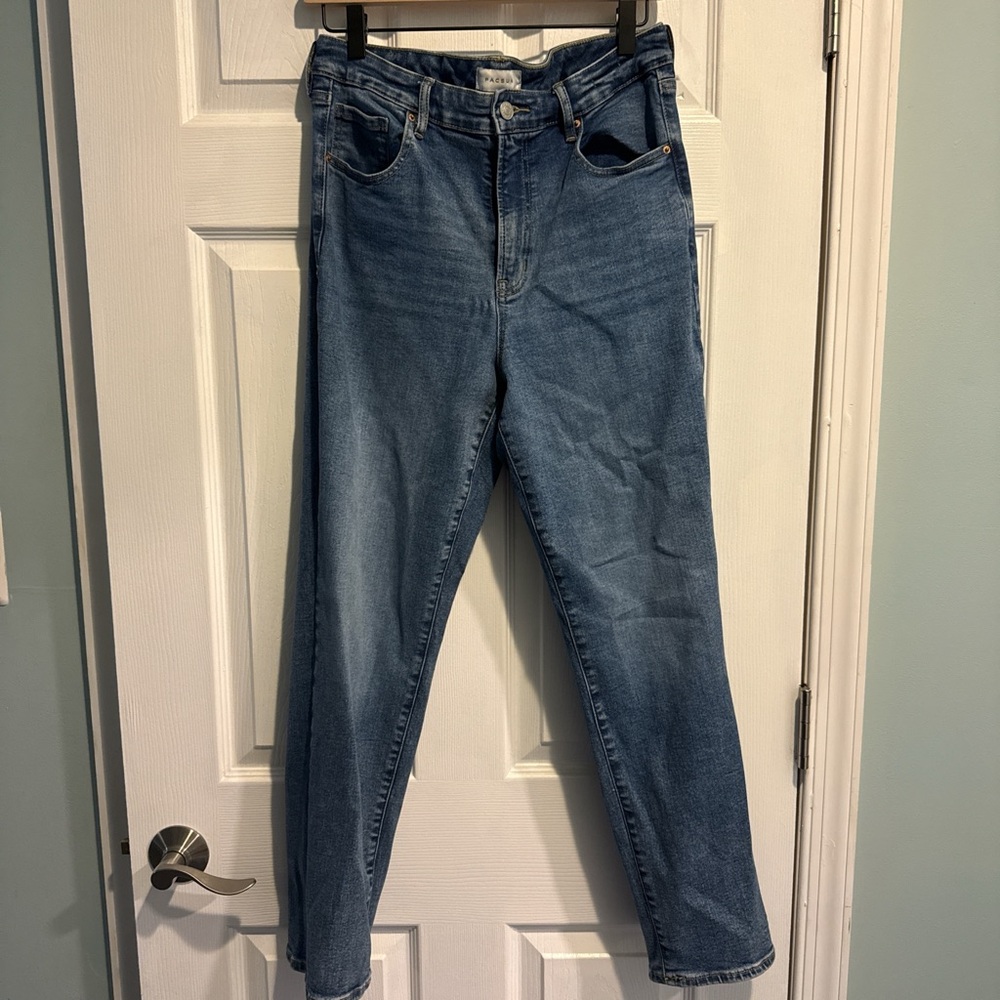 PacSun Women's Straight Leg Blue Jeans